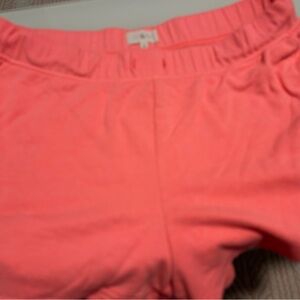 Loft Lou and grey pink xl shorts with elastic waist